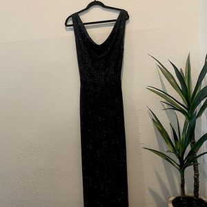 GUESS Midnight Black Shinmer Gown
